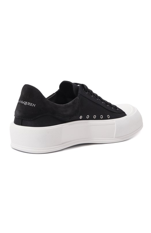 фото Текстильные кеды deck plimsoll alexander mcqueen