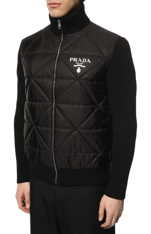 фото Комбинированный бомбер prada