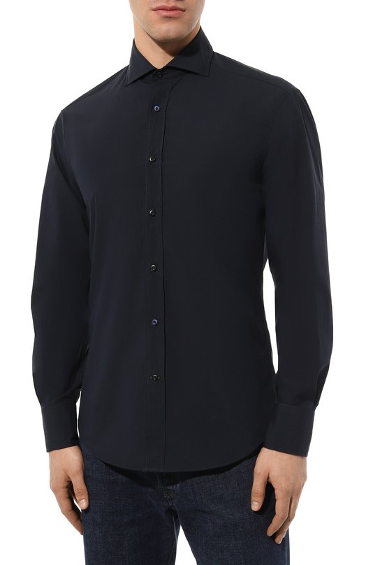 фото Хлопковая рубашка brunello cucinelli