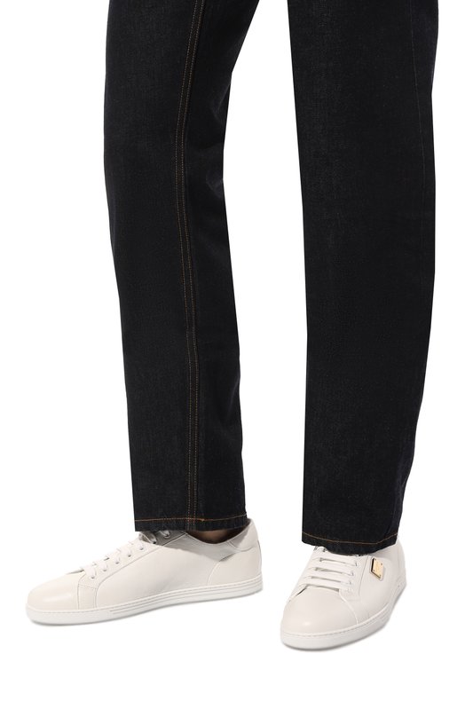 фото Кожаные кеды saint tropez dolce & gabbana