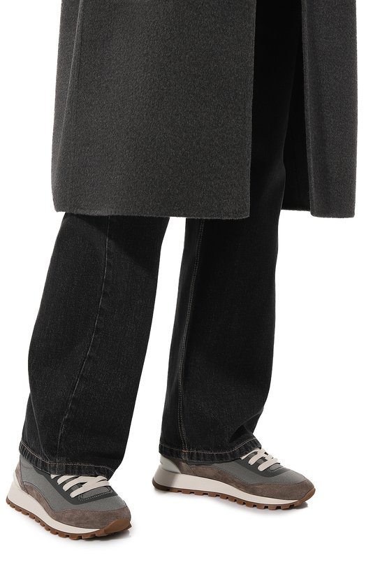 фото Комбинированные кроссовки brunello cucinelli