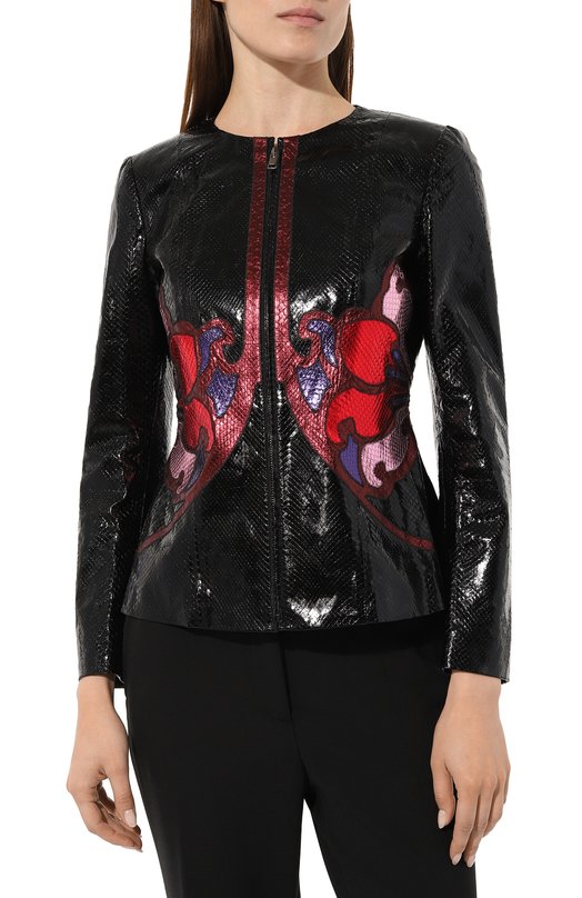 фото Куртка из кожи питона gucci