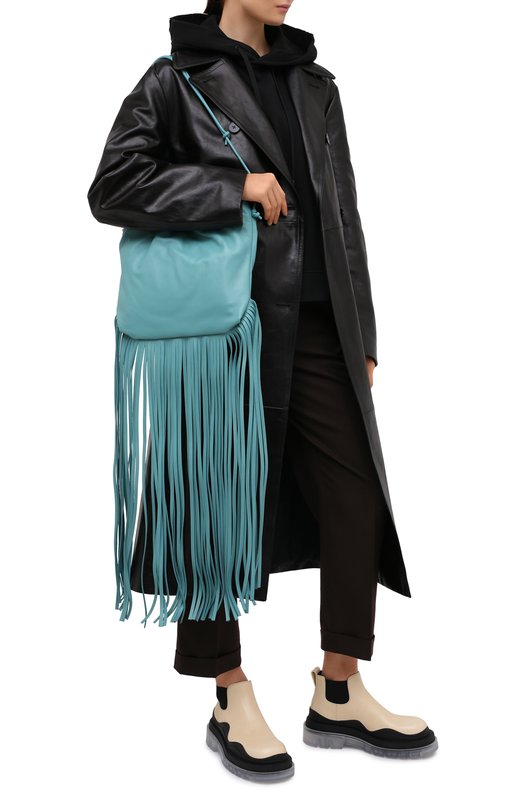 фото Сумка fringe pouch bottega veneta