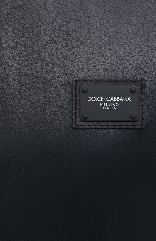 фото Кожаный бомбер dolce & gabbana