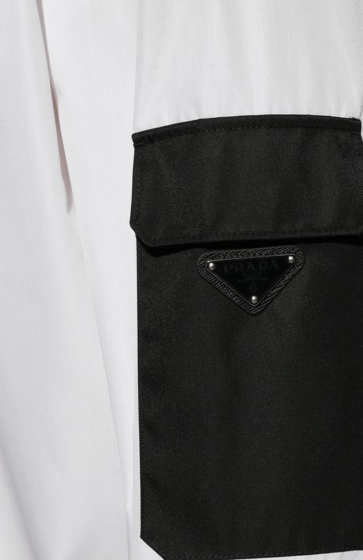 фото Хлопковая рубашка prada