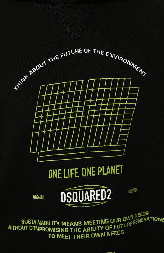 фото Хлопковое худи dsquared2