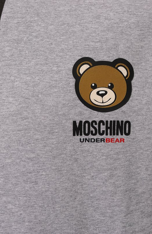 фото Хлопковое худи moschino