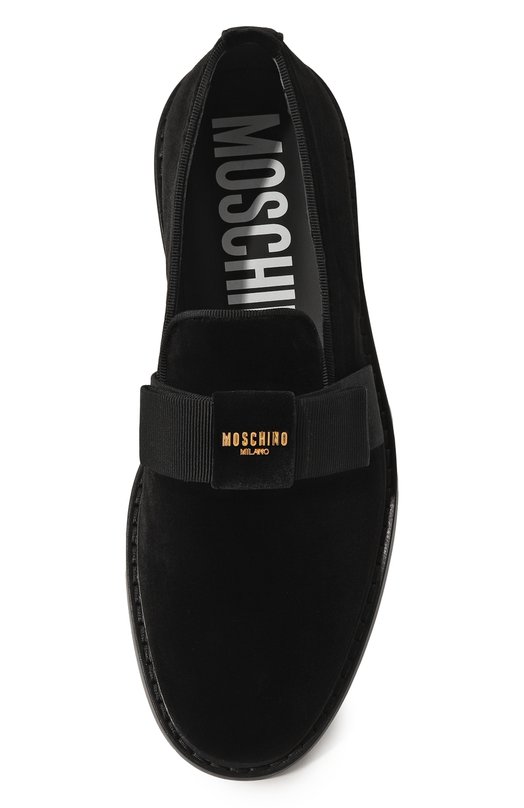 фото Текстильные лоферы moschino