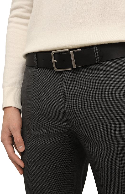 фото Кожаный ремень boss