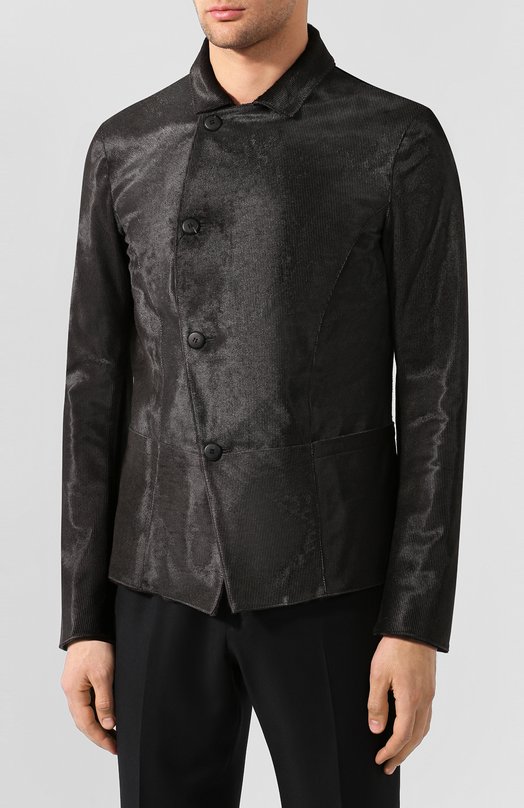 фото Кожаная куртка giorgio armani