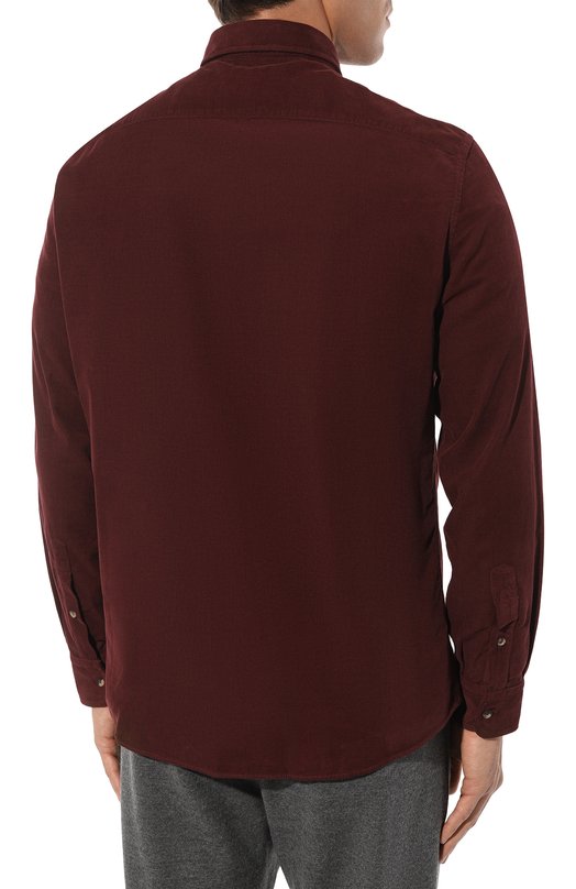 фото Хлопковая рубашка brunello cucinelli