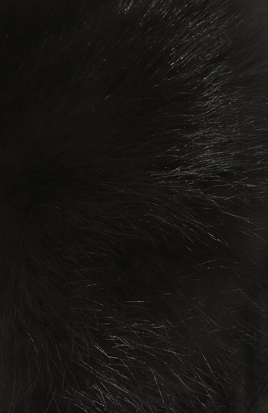 фото Шапка-ушанка из меха соболя black sable