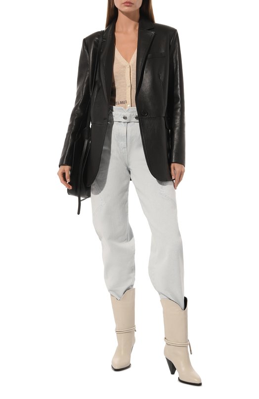 фото Кожаные сапоги boss