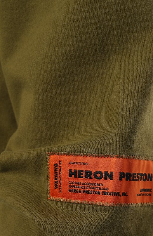 фото Хлопковый лонгслив heron preston