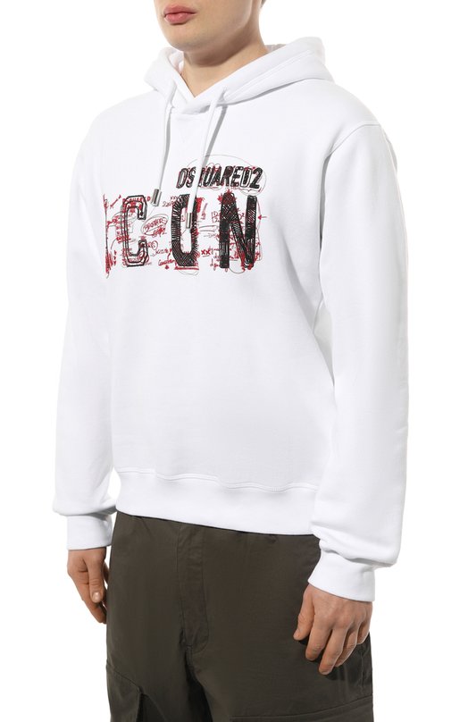 фото Хлопковое худи icon dsquared2