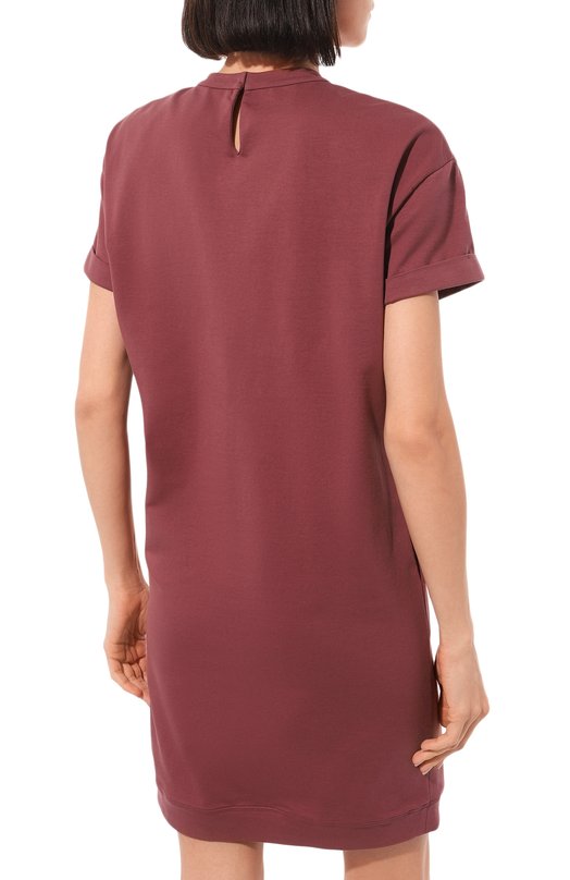 фото Хлопковое платье brunello cucinelli