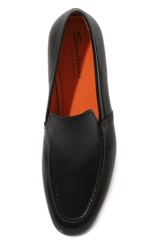 фото Кожаные лоферы santoni