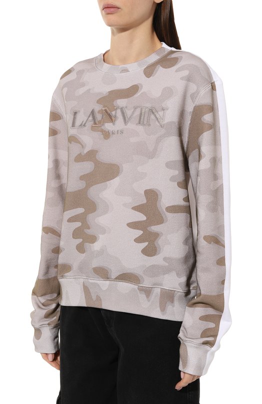 фото Хлопковый свитшот lanvin