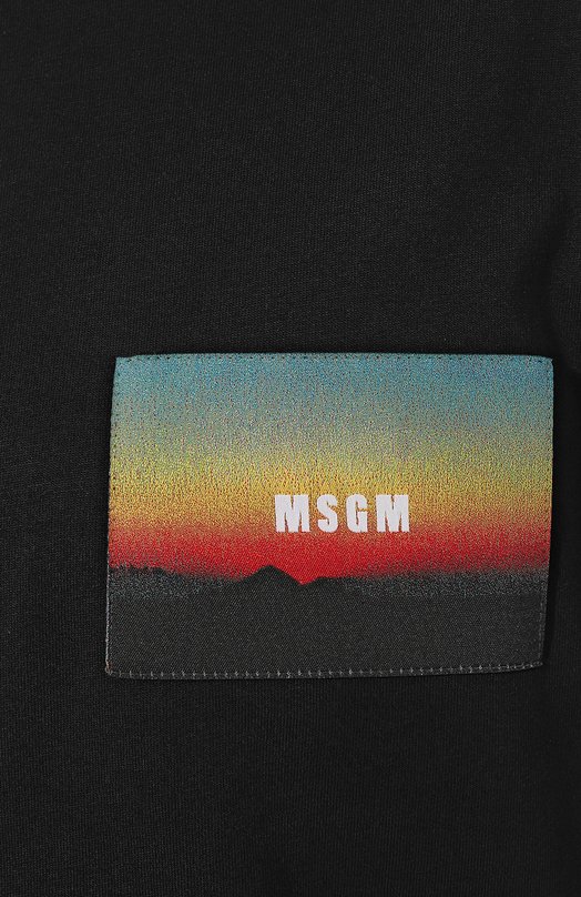 фото Хлопковая футболка msgm