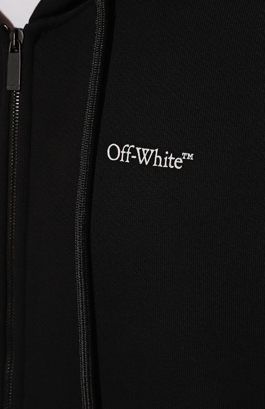 фото Хлопковая толстовка off-white