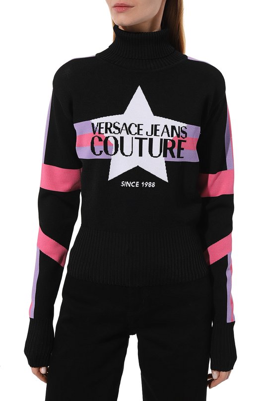 фото Водолазка из вискозы versace jeans couture