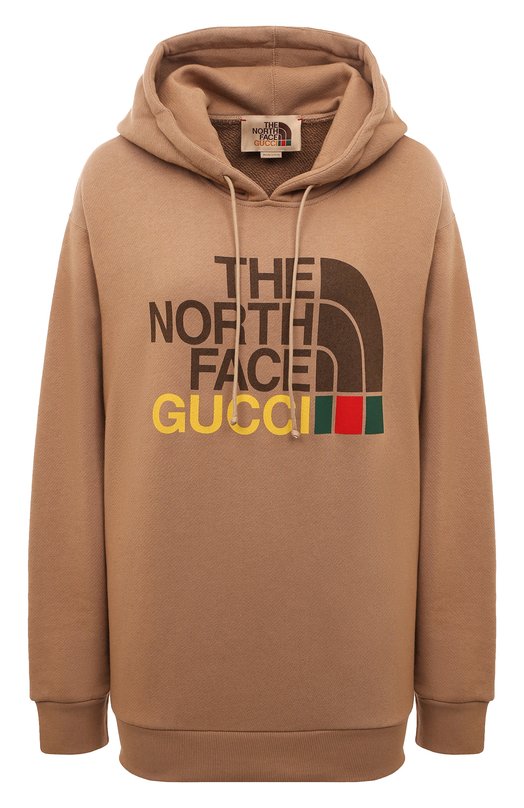 фото Хлопковое худи the north face x gucci gucci