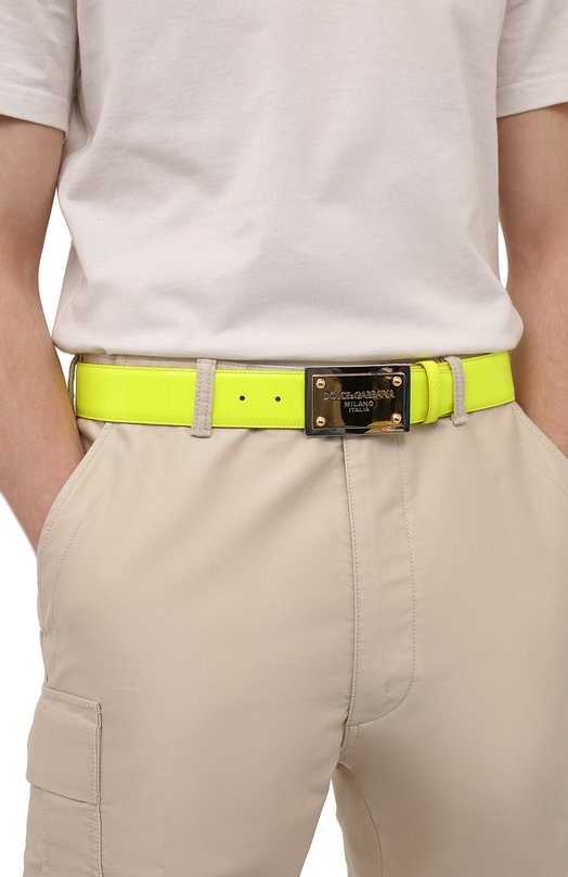 фото Кожаный ремень dolce & gabbana