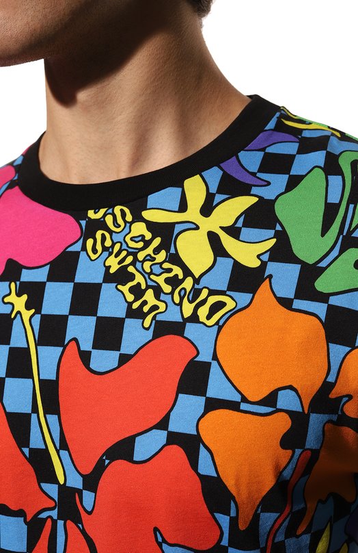 фото Хлопковая футболка moschino