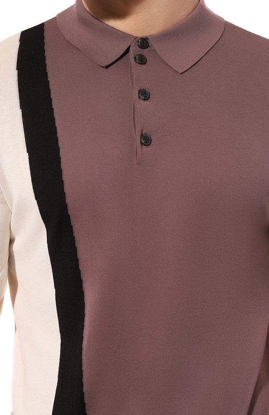 фото Поло из шелка и хлопка pal zileri