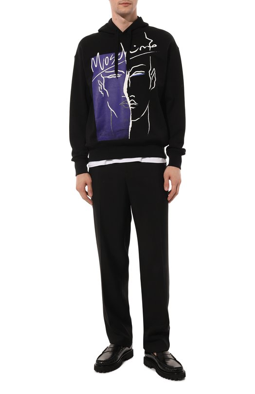 фото Хлопковое худи moschino