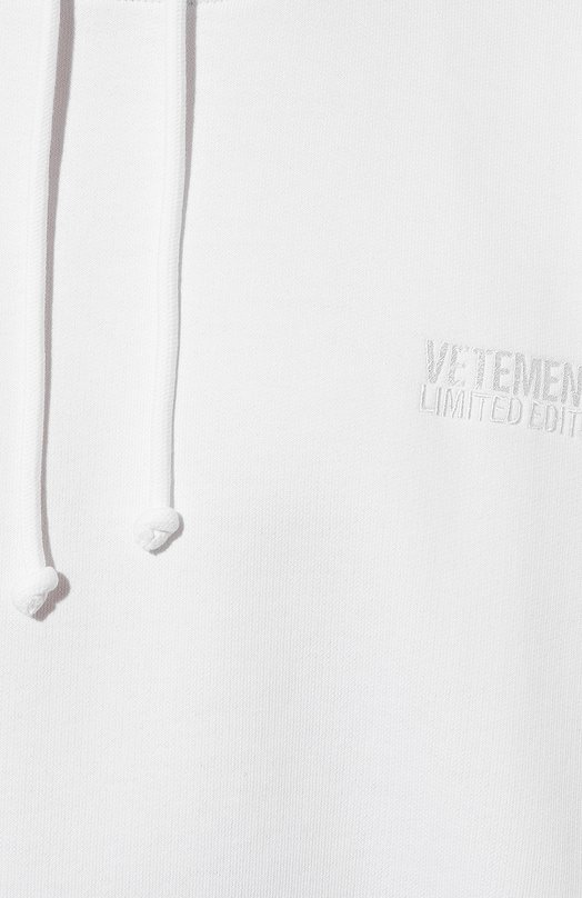 фото Хлопковое худи vetements