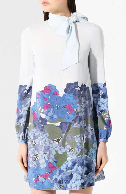 фото Шелковое платье valentino