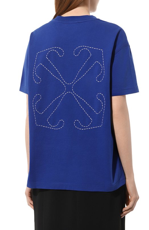 фото Хлопковая футболка off-white