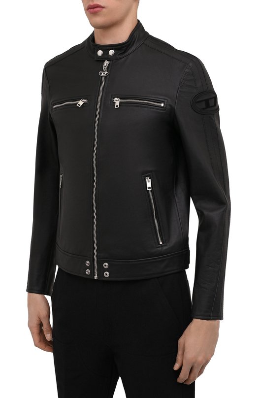 фото Кожаная куртка diesel