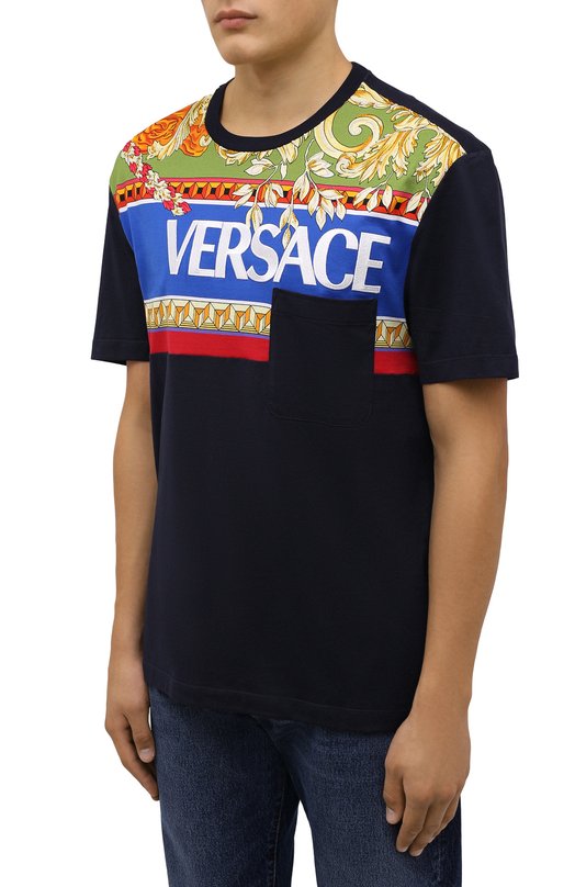 фото Хлопковая футболка versace