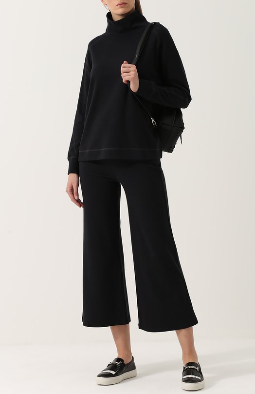 фото Хлопковый свитер с высоким воротником giorgio armani