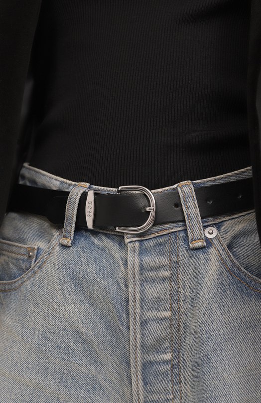 фото Кожаный ремень boss