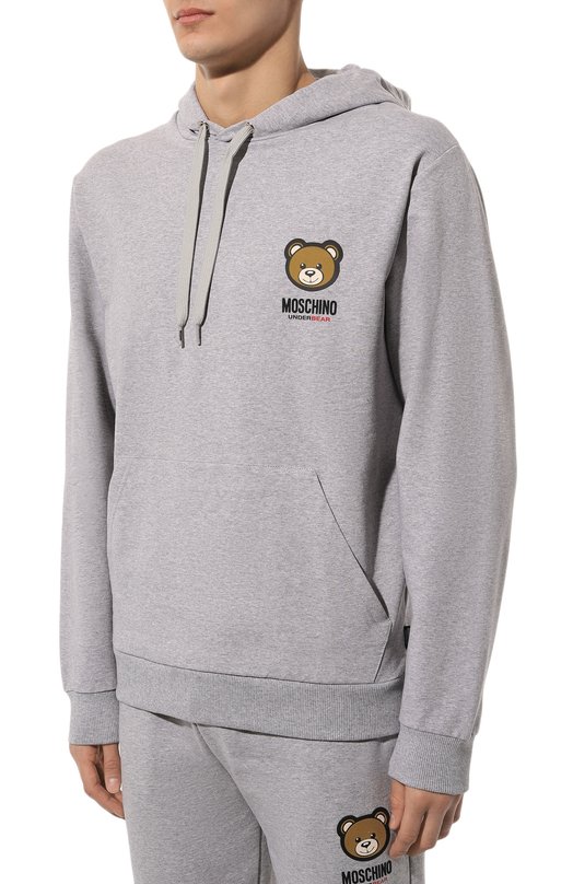 фото Хлопковое худи moschino