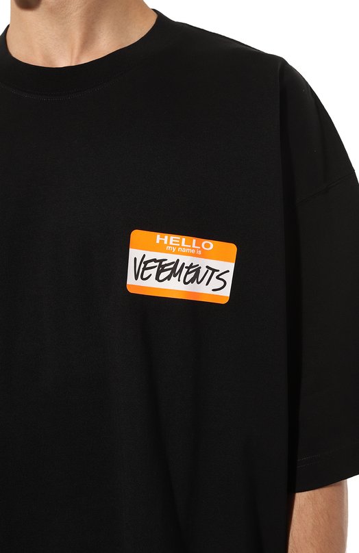 фото Хлопковая футболка vetements