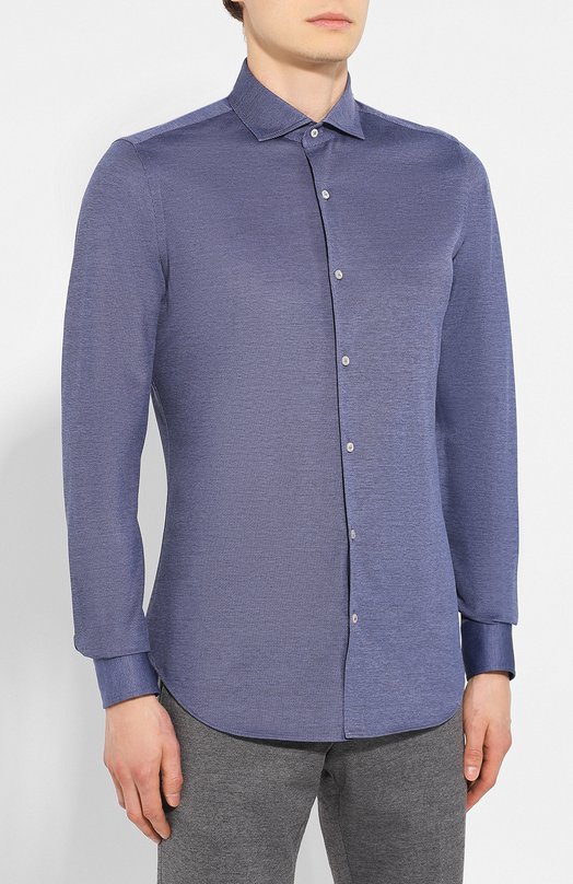 фото Хлопковая рубашка loro piana