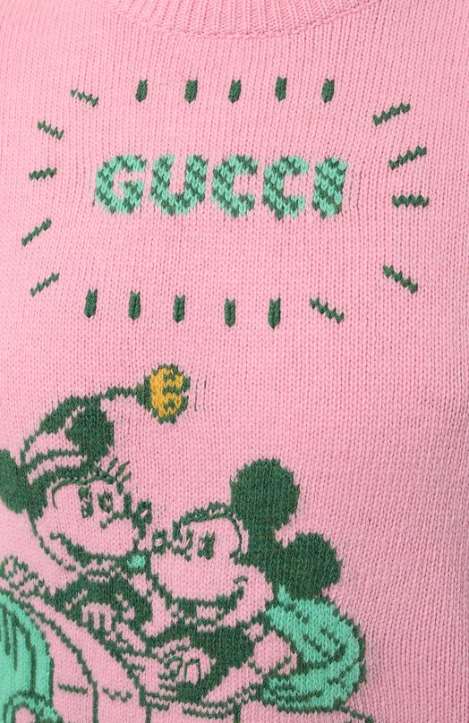 фото Шерстяной свитер disney x gucci gucci
