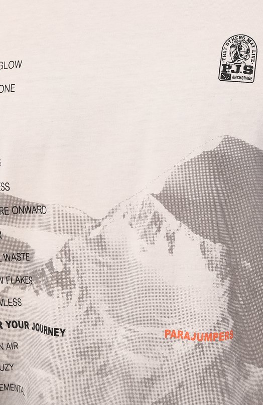 фото Хлопковая футболка parajumpers