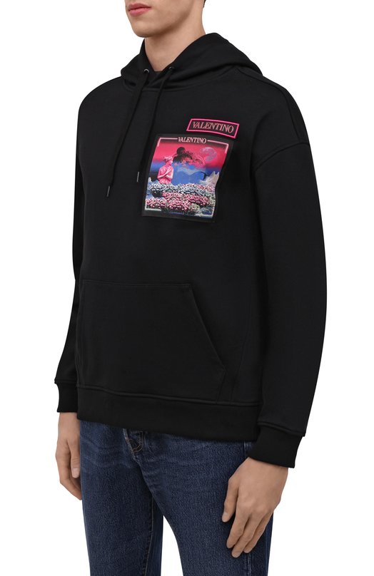 фото Хлопковое худи valentino