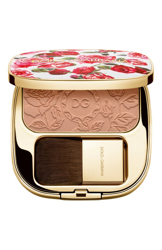 фото Румяна с эффектом сияния blush of roses, оттенок 120 caramel (5g) dolce & gabbana