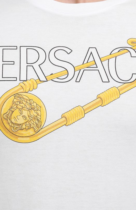 фото Хлопковая футболка versace