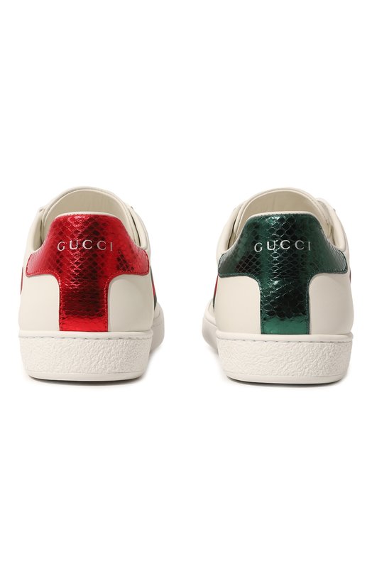 фото Кожаные кеды ace gucci