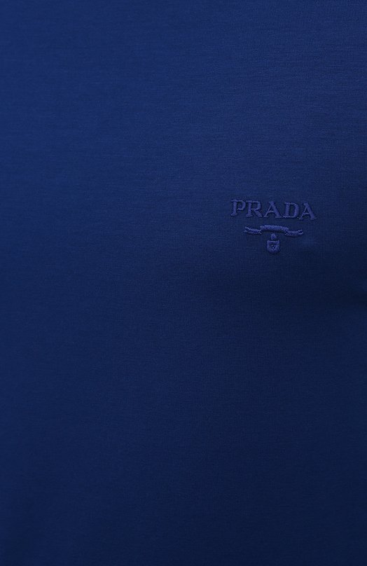 фото Хлопковая футболка prada