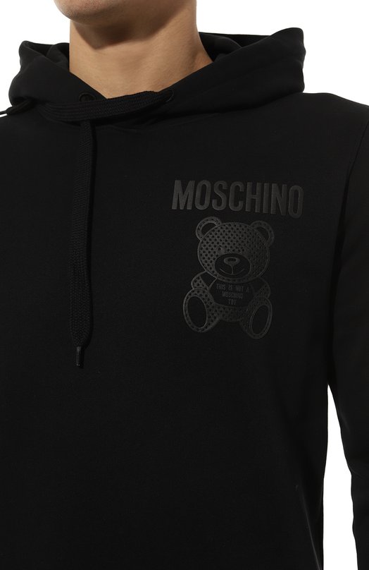 фото Хлопковое худи moschino