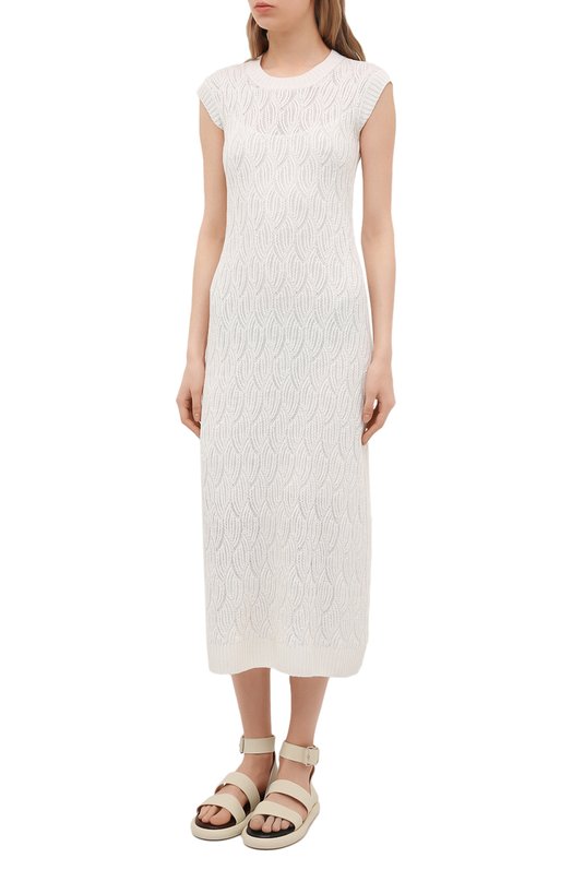 фото Платье изо льна и шелка loro piana