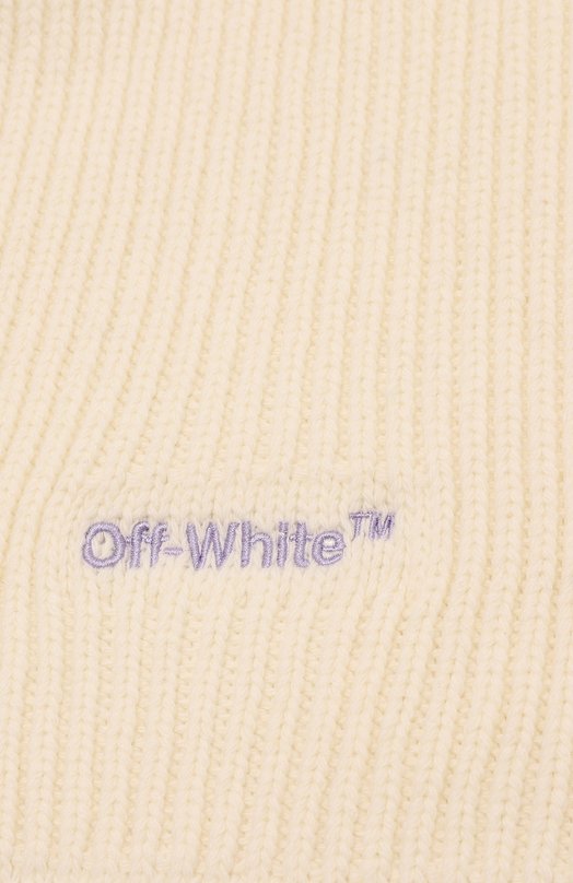 фото Шерстяной шарф off-white